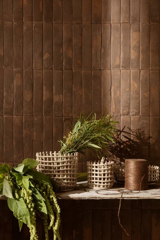 Ferm LIVING Ceramic Basket, Large, Cashmere 2 Ferm LIVING Ceramic Basket, Large, Cashmere - Image 2