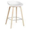 HAY About A Stool AAS32, Soaped Oak - White