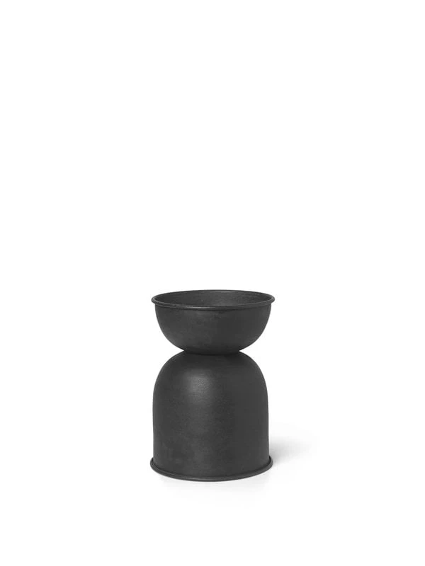 Ferm LIVING Hourglass Pot, XS, Black 2 Ferm LIVING Hourglass Pot, XS, Black - Image 2