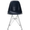 Vitra Eames DSR Fiberglass Chair, Navy Blue - Chrome