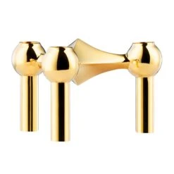 STOFF Copenhagen STOFF Nagel Candleholder, Brass