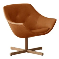 Ornäs Mandariini Chair, Oak - Cognac Leather