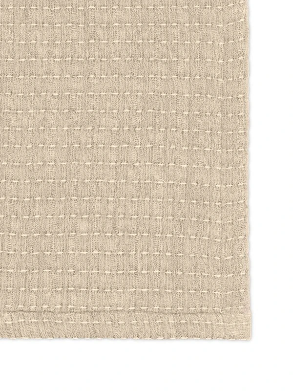 Ferm LIVING Daze Bedspread 240 X 250 Cm, Sand 2 Ferm LIVING Daze Bedspread 240 X 250 Cm, Sand - Image 2