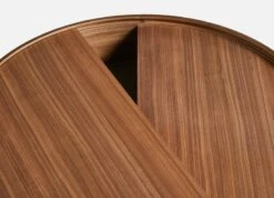 Woud Arc Coffee Table 66 Cm, Matt Lacquered Walnut -Hay Outlet Store 110509 WOUD Arc coffee table walnut 2