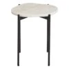 Woud La Terra Occasional Table, S, Ivory Travertine - Black