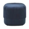 Normann Copenhagen Circus Pouf, Small, Dark Blue Velour