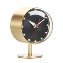 Vitra Night Clock, Brass