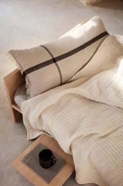 Ferm LIVING Daze Bedspread 240 X 250 Cm, Sand 9 Ferm LIVING Daze Bedspread 240 X 250 Cm, Sand -Hay Outlet Store 123 2252 2