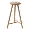 Nikari Perch Bar Stool 63 Cm, Oak