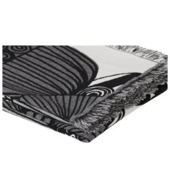 Marimekko Siirtolapuutarha Blanket, Black - Off White -Hay Outlet Store 124 Marimekko TH