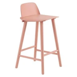 Muuto Nerd Counter Stool, 65 Cm, Tan Rose