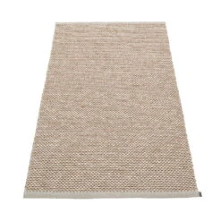 Pappelina Effi Rug 85 X 160 Cm, Warm Grey - Brown - Vanilla