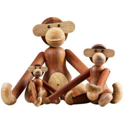 Kay Bojesen Wooden Monkey, Medium, Teak -Hay Outlet Store 129 KayBojesen iso