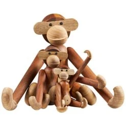 Kay Bojesen Wooden Monkey, Medium, Teak -Hay Outlet Store 134 KayBojesen iso
