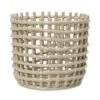 Ferm LIVING Ceramic Basket, Large, Cashmere