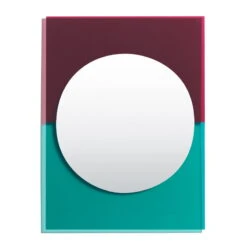 Petite Friture Wander Mirror, 67 X 90 Cm, Emerald - Cherry