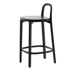 Woodnotes Siro+ Bar Stool 65 Cm, Black