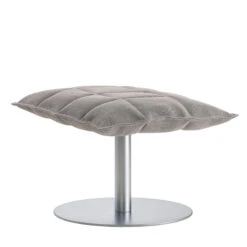 Woodnotes K Ottoman, Narrow, Base Plate, Stone/black