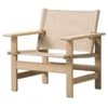 Fredericia Canvas Chair, Soaped Oak - Natural Canvas
