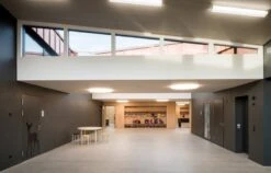 Artek Aalto Stool E60, Grey - Birch -Hay Outlet Store 1907370 Port school Biel CH interior1 master