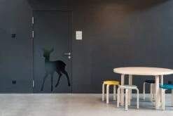 Artek Aalto Stool E60, Grey - Birch -Hay Outlet Store 1907372 Port school Biel CH interior3 master