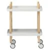 Normann Copenhagen Block Table Trolley, Light Grey
