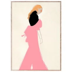 Paper Collective Pink Dress Poster