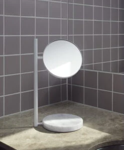 Normann Copenhagen Pose Table Mirror, White -Hay Outlet Store 2022 Pose Mirror White 03