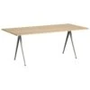 HAY Pyramid Table 02, Beige - Matt Lacquered Oak