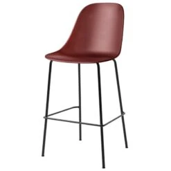 MENU Harbour Bar Side Chair 75 Cm, Red - Black Steel