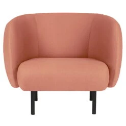 Warm Nordic Cape Lounge Chair, Blush
