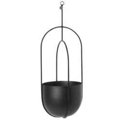 Ferm LIVING Hanging Deco Pot, Black