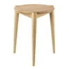 FDB Møbler J160 Stool, Lacquered Oak