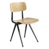 HAY Result Chair, Black - Lacquered Oak