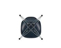 Vitra Eames DSR Fiberglass Chair, Navy Blue - Chrome -Hay Outlet Store 2816661 Eames Fiberglass Side Chair DSR 02 navy blue 01 chrome bottom master