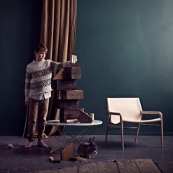 OX Denmarq Rama Lounge Chair, Natural Leather - Soaped Oak -Hay Outlet Store 2OXd iso HV