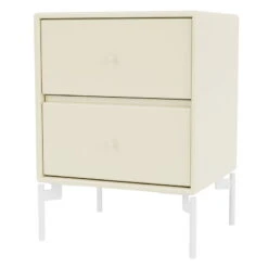 Montana Furniture Drift Nightstand, Snow Legs - 150 Vanilla