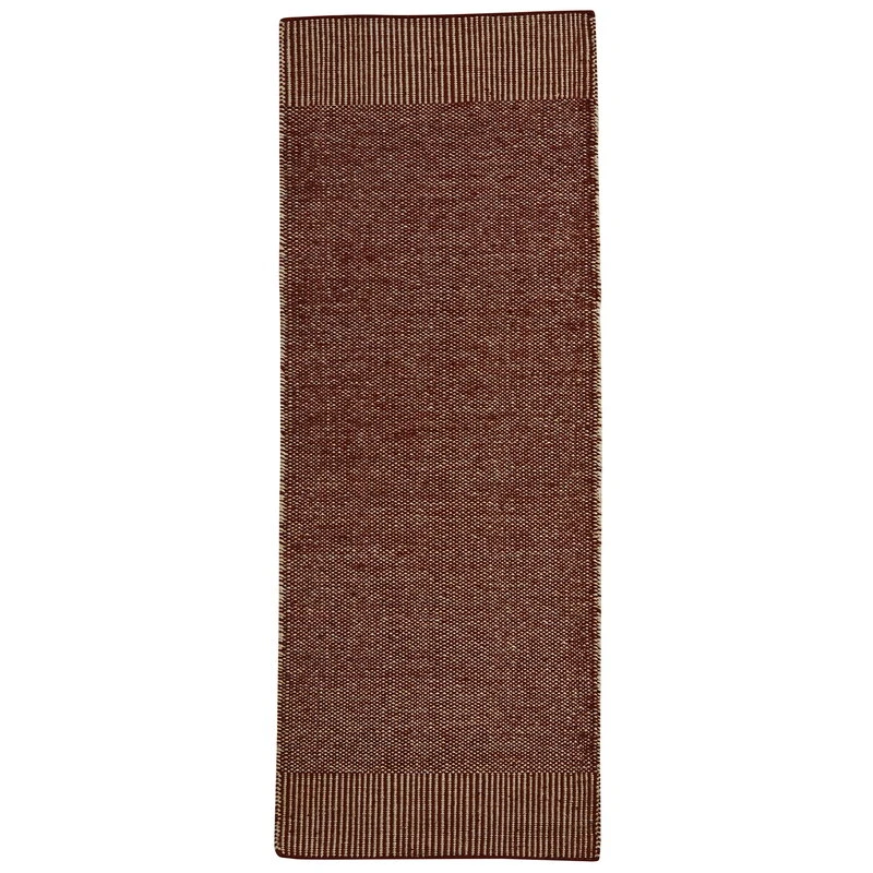 Woud Rombo Rug, 75 X 200 Cm, Rust 1 Woud Rombo Rug, 75 X 200 Cm, Rust