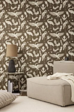 Ferm LIVING Calm Cushion, 80 X 80 Cm, Camel - Black -Hay Outlet Store 34 3552