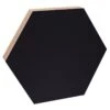 Kotonadesign Noteboard Hexagon, 52,5 Cm, Black