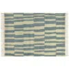 Roots Living Pilari Rug, Bamboo - Wool, Blue - Vanilla