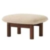MENU Brasilia Ottoman, Walnut - Bouclé 02