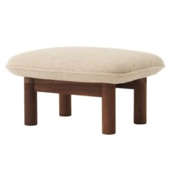 MENU Brasilia Ottoman, Walnut - Bouclé 02