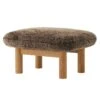 MENU Brasilia Ottoman, Oak - Root Sheepskin