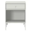 Montana Furniture Dream Nightstand, Snow Legs - 09 Nordic