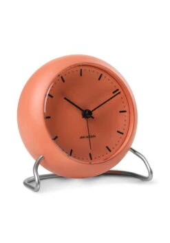 Arne Jacobsen AJ City Hall Table Clock With Alarm, Pale Orange 8 Arne Jacobsen AJ City Hall Table Clock With Alarm, Pale Orange -Hay Outlet Store 43692 1