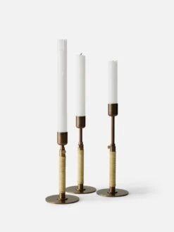 MENU Duca Candle Holder, Bronzed Brass -Hay Outlet Store 4708859 Duca Bronzed Brass collection candles28229