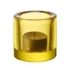 Iittala Kivi Tealight Candleholder, Lemon