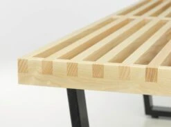 Vitra Nelson Bench, Long, Ash -Hay Outlet Store 5080251 Nelson Bench natur Detail master