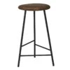 Warm Nordic Pebble Bar Stool, 65 Cm, Smoked Oak - Black